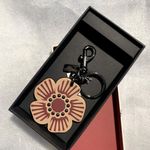 Coach  Willow Floral keychain/ Bag Charm Photo 4