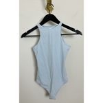 SKIMS  Fits Everybody High Neck Bodysuit in Opal Blue Size XX-Small Photo 5