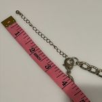 None Crescent Moon Custom Statement Bib Necklace, abstract squash blossom,silver tone Photo 8