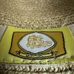 Vintage Vivian Straw Big Brim Braid Summer Beach Hat Women's OS Tan Photo 7