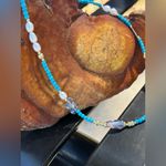 Brand New 5PCS Pastel Multicolor beaded necklace with freshwater pearls Black Photo 3