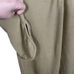 VINTAGE Women’s Metallic Sparkle Ring Front Tunic Blouse in Gold Size 12 Photo 7