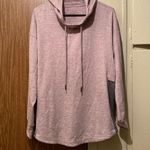Tangerine Active Pullover Mock Neck Hoodie Jacket Women Size LG Lavender & Grey. Photo 0