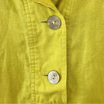 John Mark JOHN-MARK, S, Stand-up collar, slip-over, two shell buttons in front, linen Photo 1
