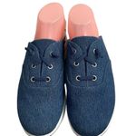 Clarks Cloudsteppers Denim Mule Sneakers Women's Size 10 Casual Shoes Photo 1