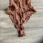 Salvage Brown Shimmer Bodysuit Photo 3