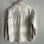 Old Navy soft brushed subtle plaid button Shacket Photo 6