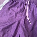 Adidas  Pull On Athletic Active Wear Shorts Women's Size Medium Purple & White Photo 1