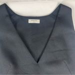 Babaton size 10 medium Black Sheath textured Dress V-Neck business casual Photo 3