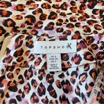 Topshop Watercolor Leopard Animal Print Blouse 2 Photo 13