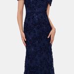 XScape Navy Prom Dress Photo 1