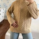 NA-KD Tan Turtleneck Sweater Photo 1