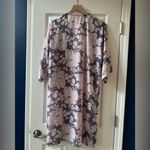 Wallflower pink purple floral kimono duster Size M Photo 2