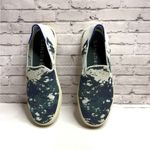 Rothy's Rothy’s Teal Camouflage Sea Green Shibori Slip On Sneakers Photo 2