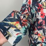 Ali Miles Tunic Cardigan Sweater Womens Small Multicolor Button Up Knit Artsy S Photo 5