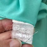 ZARA Trafalu Maxi Skirt Sz L Teal Fairy Boho Coastal Y2K Pull On Flowy Pockets Photo 4