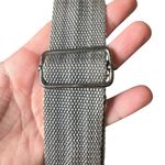 Oscar de la Renta VTG Shoulder Bag Gray Tweed Duffle Travel Carry-on Zip Top Photo 12