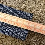 Ming Wang  Heritage Fit Cardigan Size PL Navy Blue & White Sweater Coastal NWT Photo 14