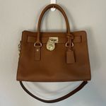 Michael Kors New! Michael  Hamilton East West Satchel Leather in Luggage Photo 0