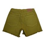 Judy Blue Women's S Augustana Mid Rise Cut Off Jean Short in Matcha Green NEW Photo 2