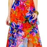 Bisou Bisou  Michele Bohbot Hi-Lo Maxi Long DRESS Photo 0