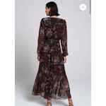 ALC Frank New A.L.C Alessia Silk Floral Maxi‎ Dress Sz 4 Photo 2