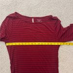 Motherhood Women's  Red Striped Top Photo 4