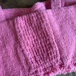 ZARA NWT  Textured Tweed Pink Crop Top Photo 4