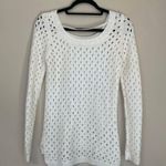 GB Light Cream Crochet Sweater Photo 0