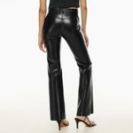 Wilfred  Beatrix Flared Vegan Leather Black Pants Photo 14