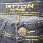 GTTON Dark Wash Stretch Skinny Curvy Fit Jeans Size 9 Blue Photo 5