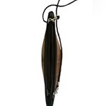 BASKET OF CAMBODIA Original SARAYE TATAMI Handwoven Grass Zip Black Trim Photo 2