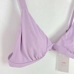 ANDIE NWT  Swim The Caicos Top Flat Bikini Top Light Purple Size Large L NEW Photo 1
