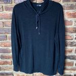 Aritzia Wilfred Free Black Knit Open Back Hoodie Sweater Sweatshirt Size Small Photo 0