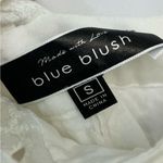 Blue Blush WHITE EYELET JUMPSUIT CROP LENGTH 100% COTTON PREOWNED Photo 6