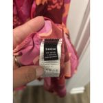 SheIn Pink Floral One Shoulder Maxi Dress Size 8 Tiered Ruffle Resort Vacation Cruise Photo 3