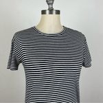 Everlane The Cotton Box-Cut Tee Dress in Black Photo 3