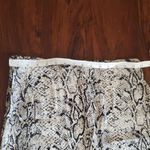 Reformation Women's Snake Print Chic Feminine Edgy Trendy Boho Skirt Size 10 Photo 2