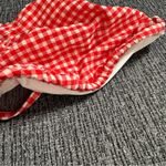 Good American Gingham Lattice Edge Bikini Top Photo 12