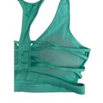 Victoria Sport Victoria's Secret  Aqua Strappy Y Back Padded Sports Bra Large New Photo 4