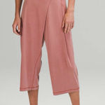 Lululemon Wide-Leg High Rise Crop 19" Spiced Chai Size 8 Yoga Pants Flowy Photo 0