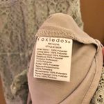 Foxiedox Anthropologie Ocala Lace Halter Cocktail Dress Dusty Blue XS Photo 7