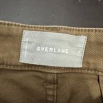 Everlane  The Utility Wide Leg Pants Women's Size 0 Brown Cropped Khaki Jeans Photo 8