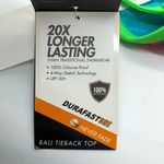 Tyr. Womens Motus Bali Tieback Triangle Bikini Active Swim Top Green Colorful XS Photo 6