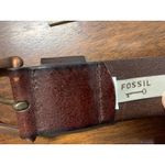 Fossil  100% Genuine Leather Belt Women Small Western Southwestern Cowgirl Twee Photo 4