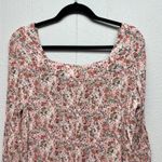 Angels Floral Cottagecore Garden Girl Romantic Gauzy Womens Flowy Top Large Pink Photo 7