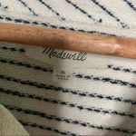 Madewell Striped Lace Up Top Size Medium Photo 10