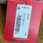 Spanx  Vegan Leather Straight Cigarette Leg Pants Toffee Beige Sz XL Photo 4