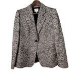 Armani Collezioni  Alpaca & Wool Boucle Tweed Houndstooth Blazer Size 10 US 46 Photo 10