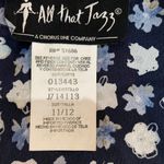 All that jazz Vintage 90s  Mini Shirtdress Ditsy Floral Blue White Button Front Photo 9